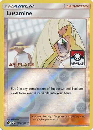 Lusamine (153a/156) (League Challenge Alt Art 4th Place) [Sun & Moon: Ultra Prism] | Good Games Modbury