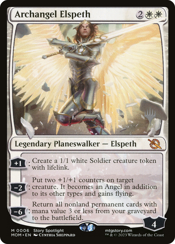 Archangel Elspeth (Promo Pack) [March of the Machine Promos] | Good Games Modbury