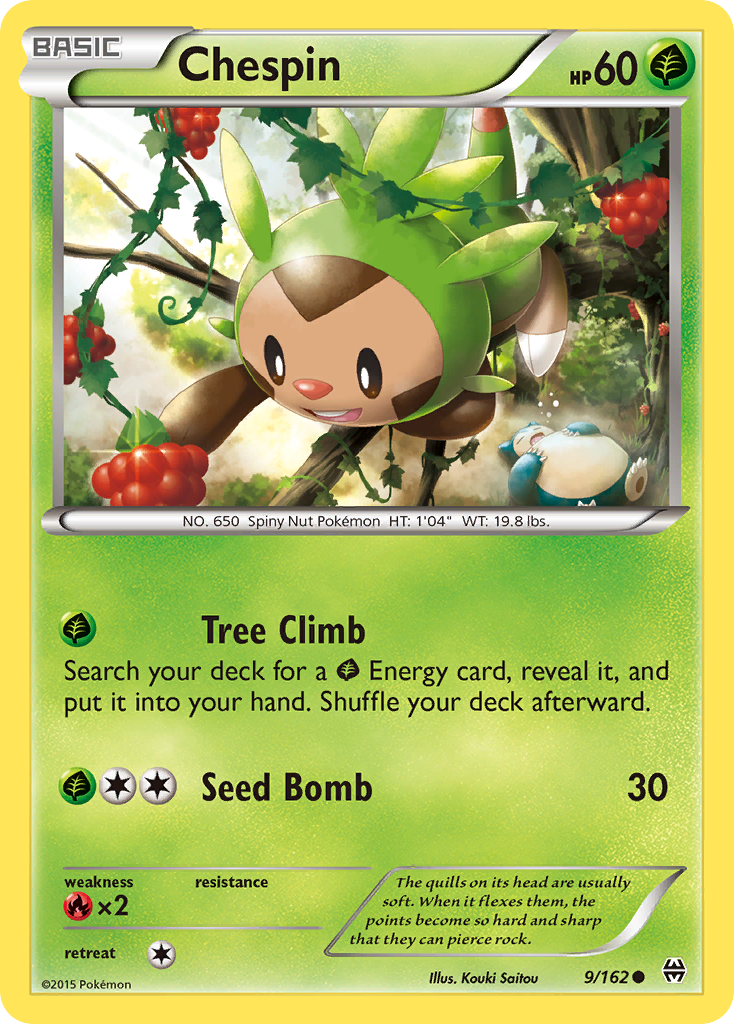 Chespin (9/162) [XY: BREAKthrough] | Good Games Modbury