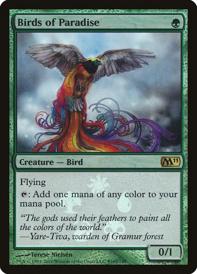 Birds of Paradise (Buy-A-Box) [Magic 2011 Promos] | Good Games Modbury