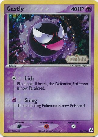 Gastly (52/92) (Stamped) [EX: Legend Maker] | Good Games Modbury