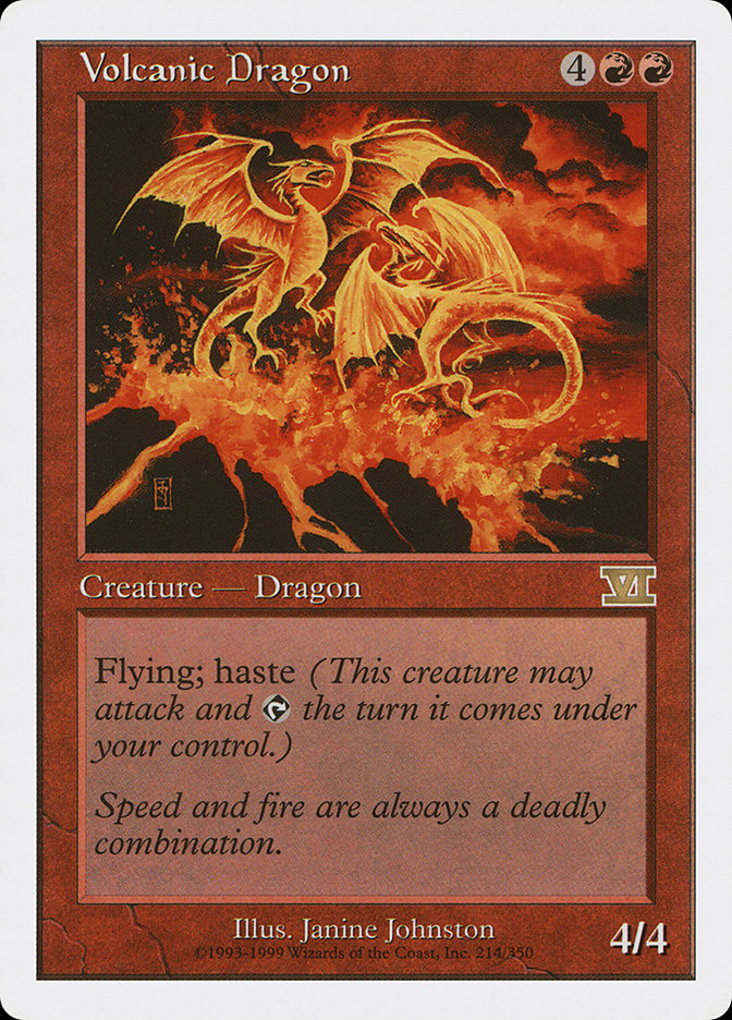 Volcanic Dragon [Classic Sixth Edition] | Good Games Modbury