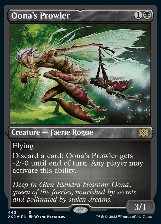 Oona's Prowler (Foil Etched) [Double Masters 2022] | Good Games Modbury