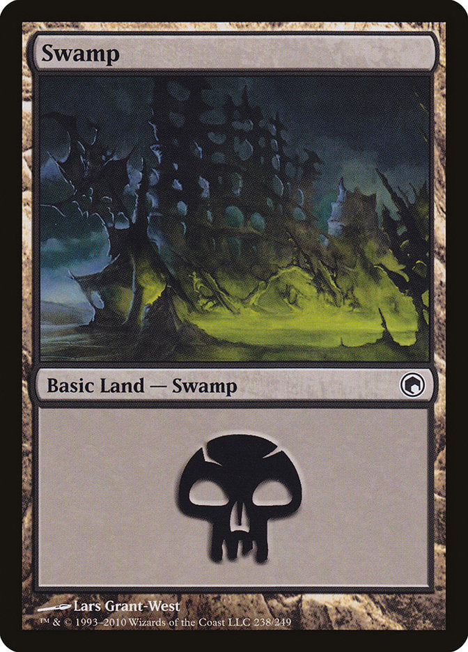 Swamp (238) [Scars of Mirrodin] | Good Games Modbury