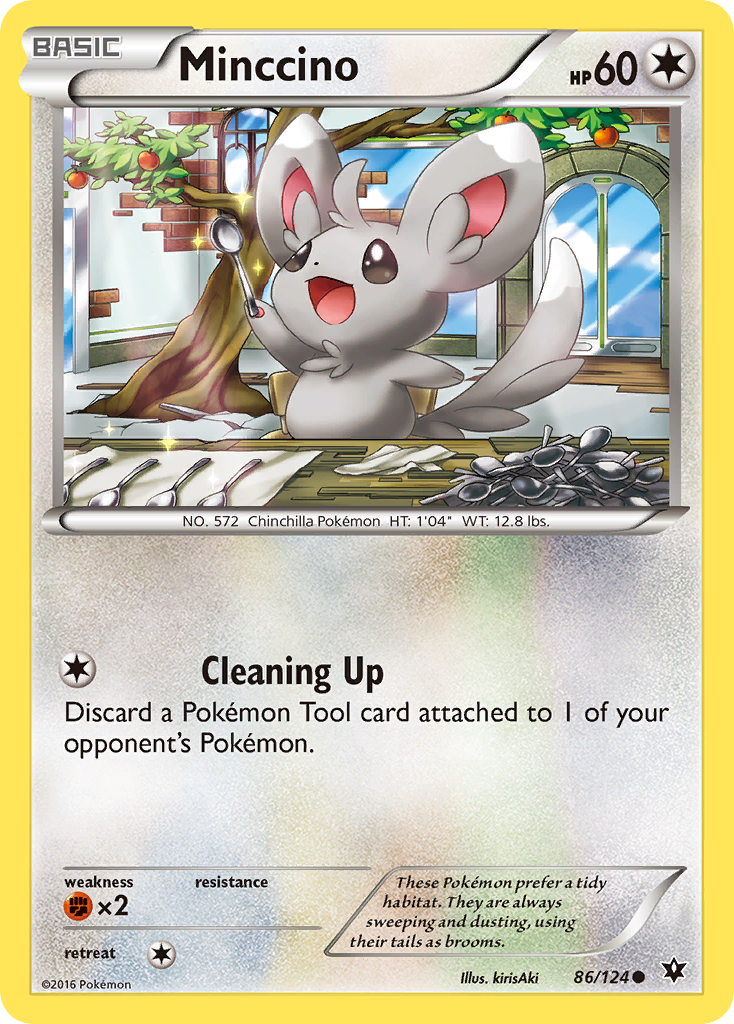 Minccino (86/124) [XY: Fates Collide] | Good Games Modbury