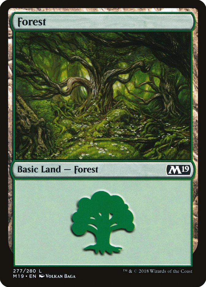 Forest (277) [Core Set 2019] | Good Games Modbury