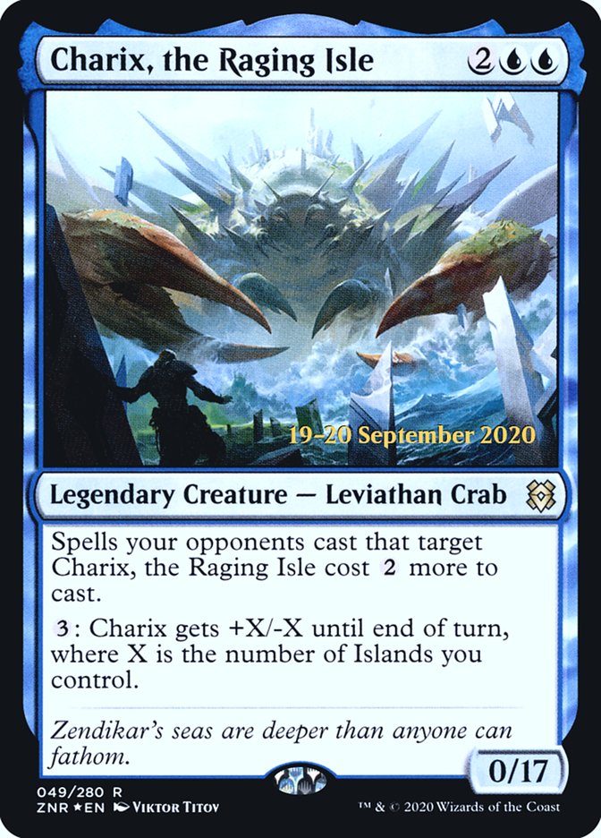 Charix, the Raging Isle [Zendikar Rising Prerelease Promos] | Good Games Modbury