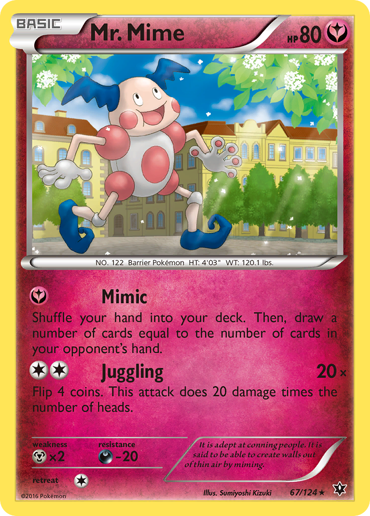 Mr. Mime (67/124) [XY: Fates Collide] | Good Games Modbury