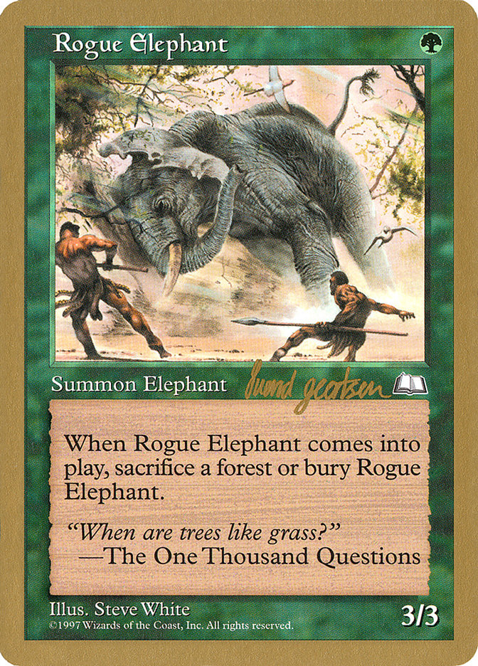 Rogue Elephant (Svend Geertsen) [World Championship Decks 1997] | Good Games Modbury