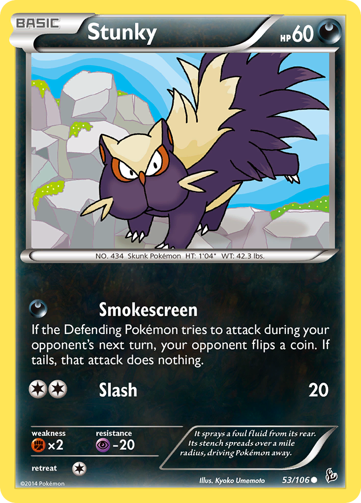 Stunky (53/106) [XY: Flashfire] | Good Games Modbury