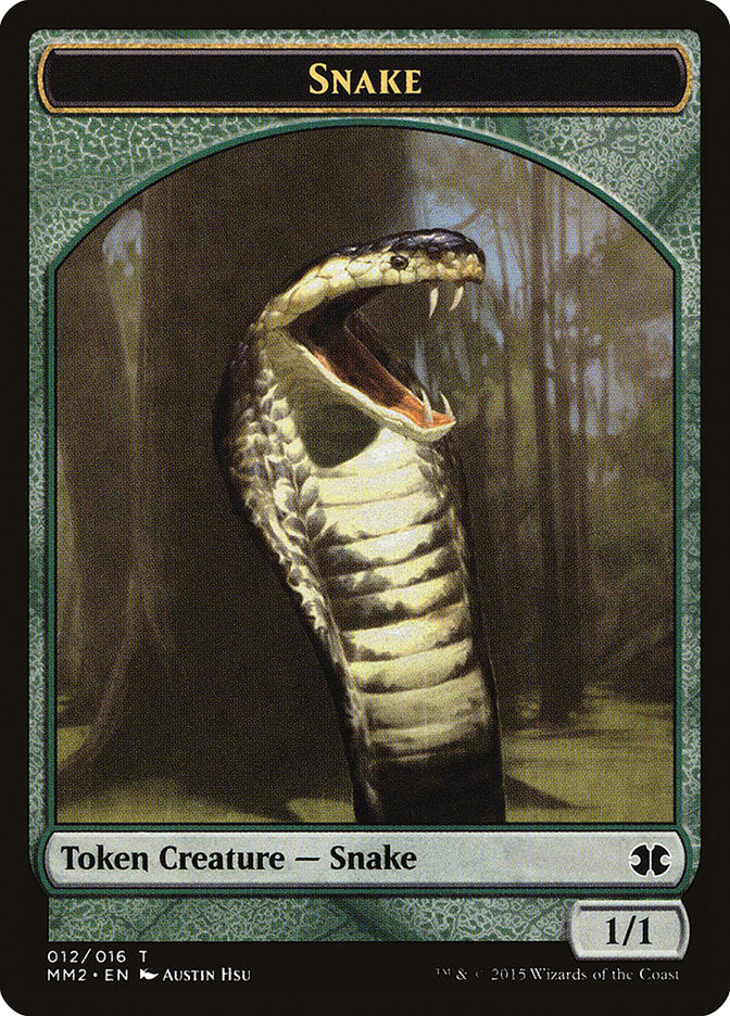 Snake Token [Modern Masters 2015 Tokens] | Good Games Modbury