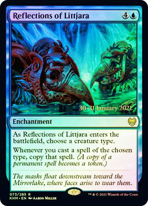 Reflections of Littjara [Kaldheim Prerelease Promos] | Good Games Modbury