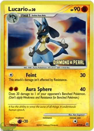 Lucario (6/130) [Burger King Promos: 2008 Collection] | Good Games Modbury