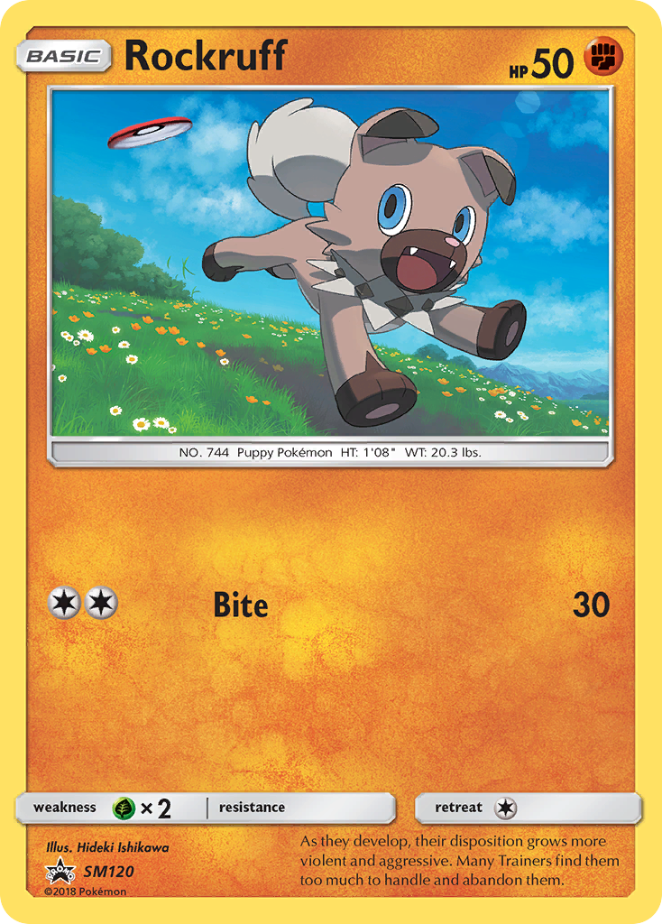 Rockruff (SM120) [Sun & Moon: Black Star Promos] | Good Games Modbury