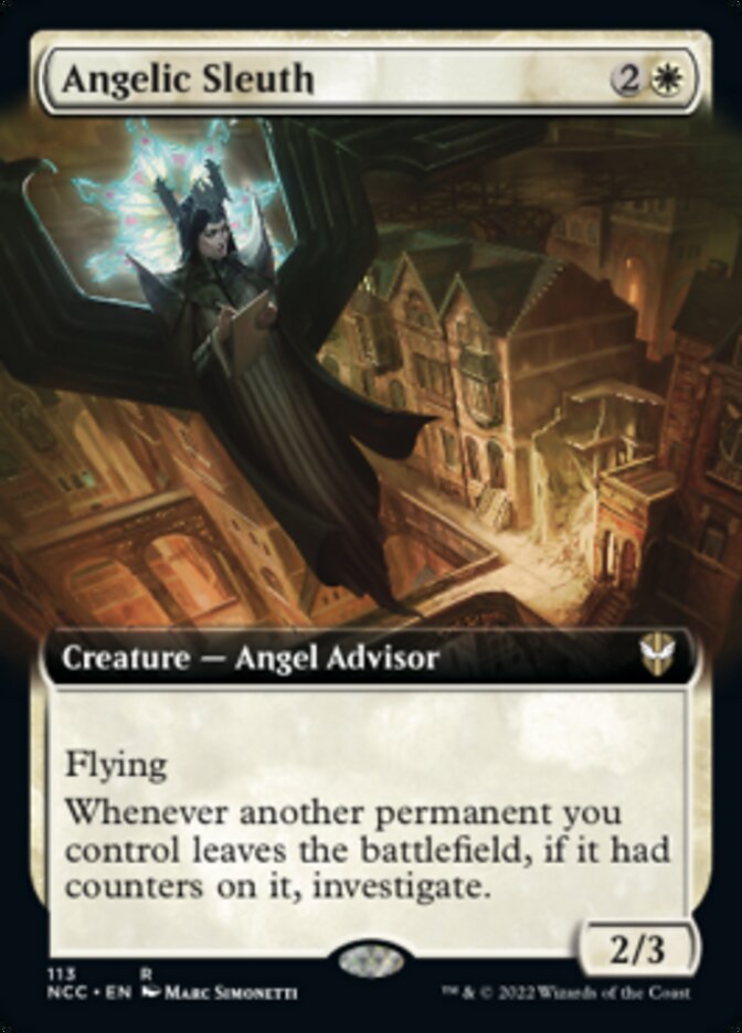 Angelic Sleuth (Extended Art) [Streets of New Capenna Commander] | Good Games Modbury