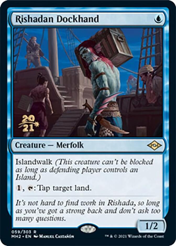 Rishadan Dockhand [Modern Horizons 2 Prerelease Promos] | Good Games Modbury