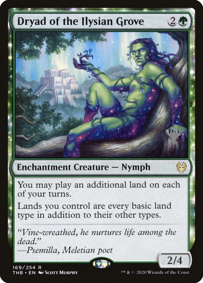 Dryad of the Ilysian Grove (Promo Pack) [Theros Beyond Death Promos] | Good Games Modbury