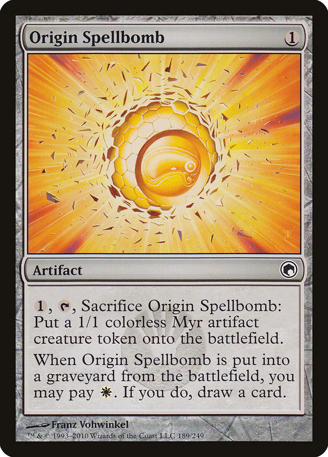 Origin Spellbomb [Scars of Mirrodin] | Good Games Modbury