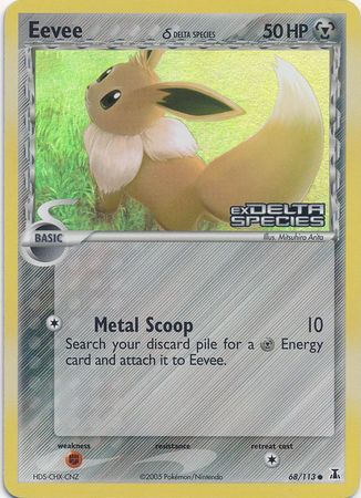 Eevee (68/113) (Delta Species) (Stamped) [EX: Delta Species] | Good Games Modbury