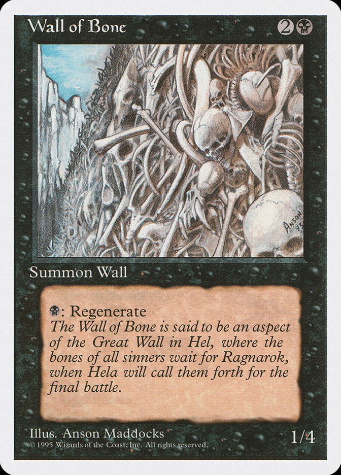 Wall of Bone [Fourth Edition] | Good Games Modbury