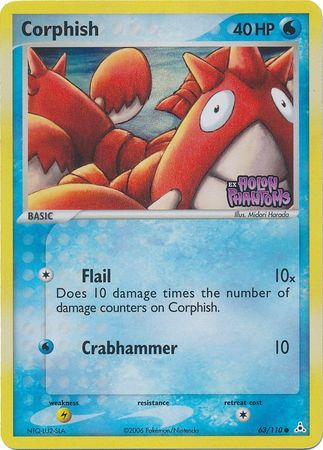 Corphish (63/110) (Stamped) [EX: Holon Phantoms] | Good Games Modbury