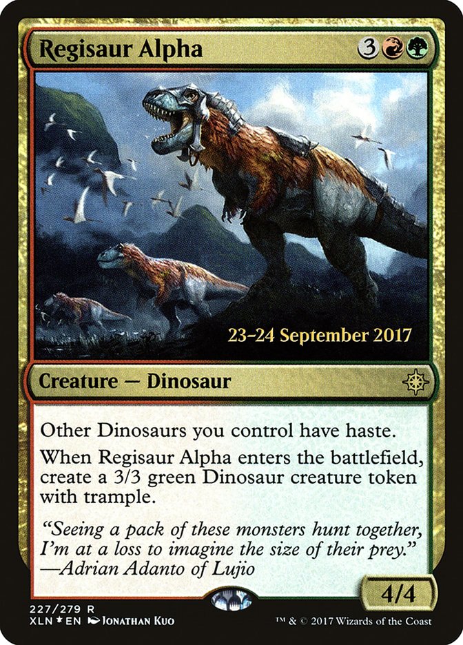 Regisaur Alpha [Ixalan Prerelease Promos] | Good Games Modbury