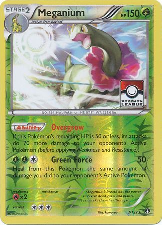 Meganium (3/122) (League Promo) [XY: BREAKpoint] | Good Games Modbury