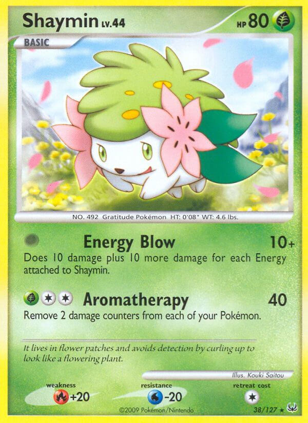 Shaymin (38/127) (Theme Deck Exclusive) [Platinum: Base Set] | Good Games Modbury