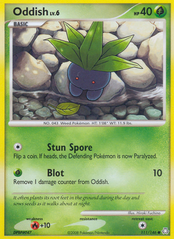 Oddish (111/146) [Diamond & Pearl: Legends Awakened] | Good Games Modbury