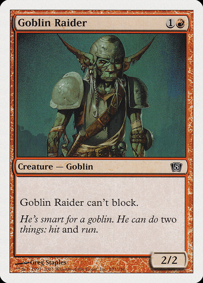 Goblin Raider [Eighth Edition] | Good Games Modbury