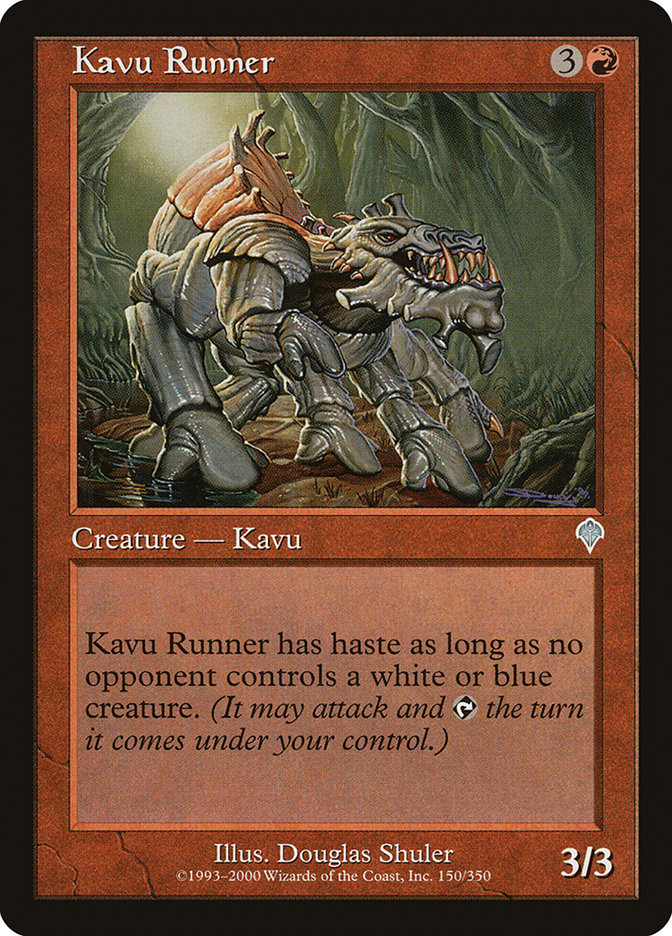 Kavu Runner [Invasion] | Good Games Modbury