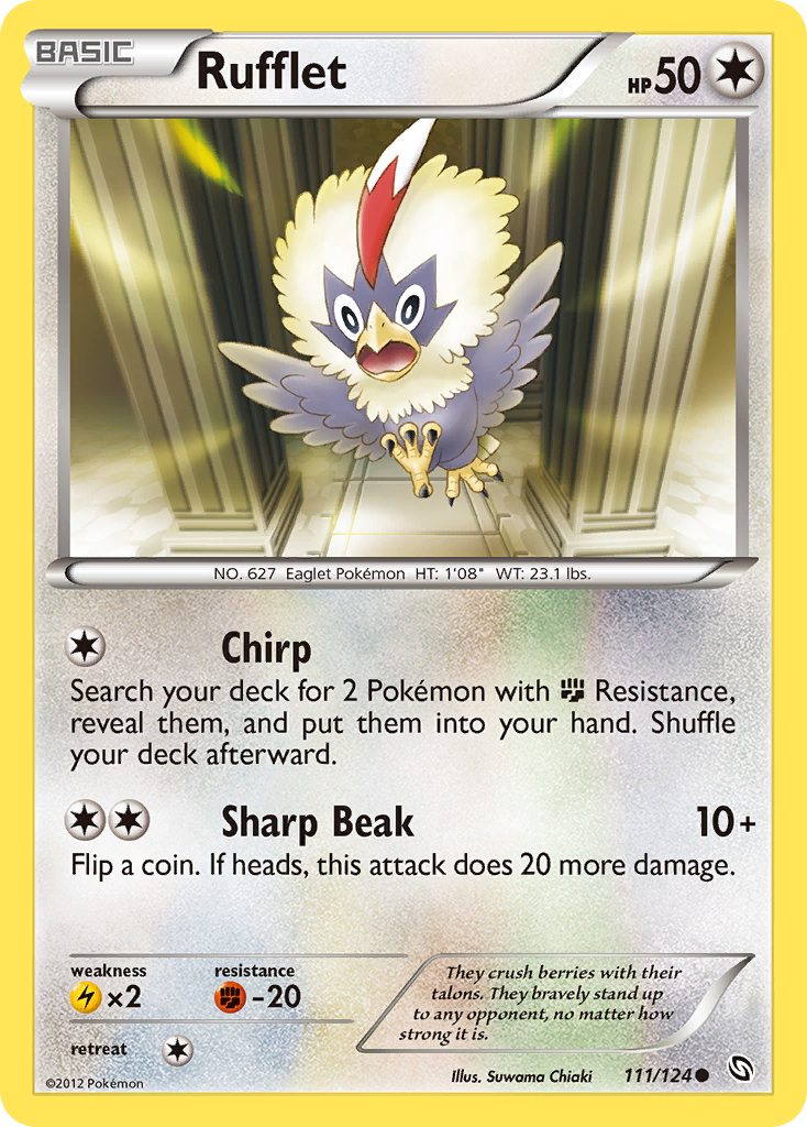 Rufflet (111/124) [Black & White: Dragons Exalted] | Good Games Modbury