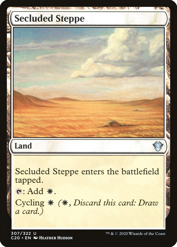 Secluded Steppe [Commander 2020] | Good Games Modbury