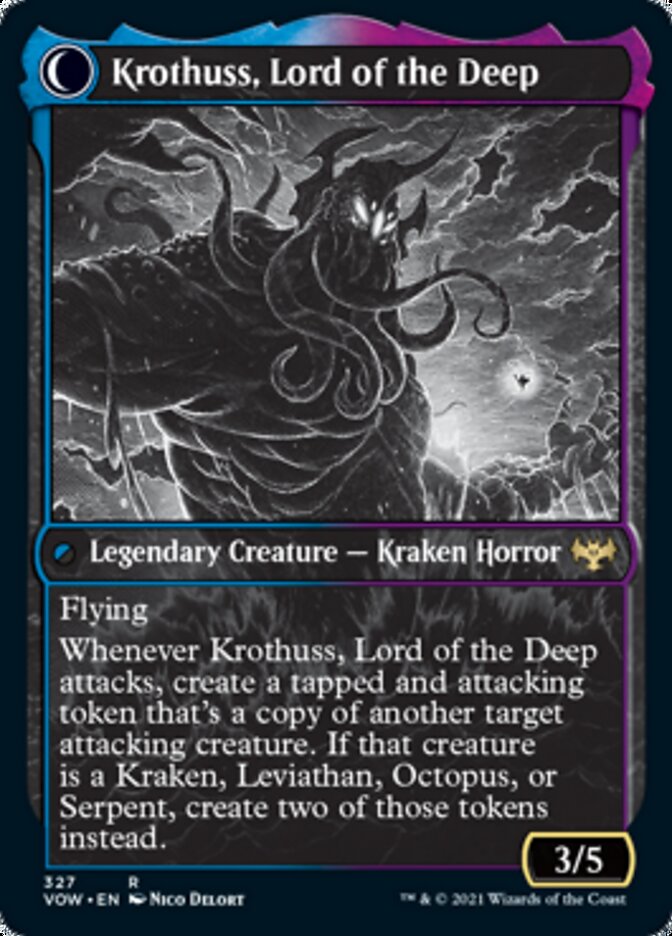 Runo Stromkirk // Krothuss, Lord of the Deep (Showcase Eternal Night) [Innistrad: Crimson Vow] | Good Games Modbury