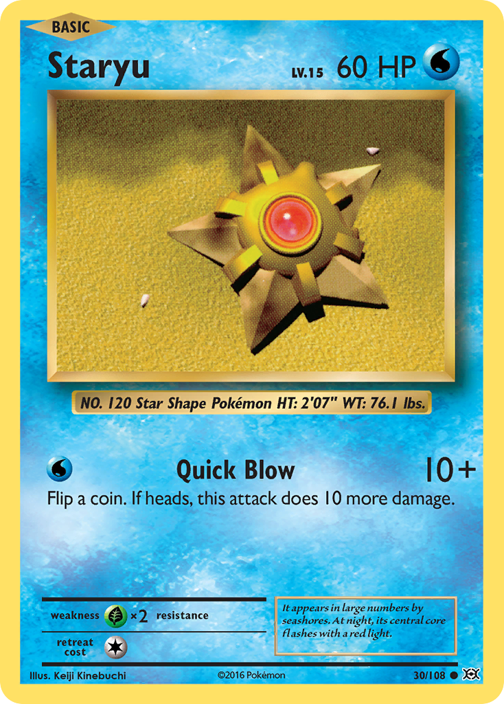 Staryu (30/108) [XY: Evolutions] | Good Games Modbury