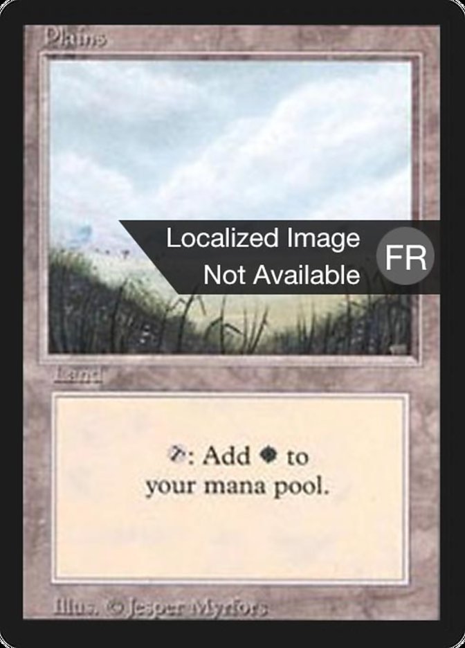 Plains (A) [Foreign Black Border] | Good Games Modbury