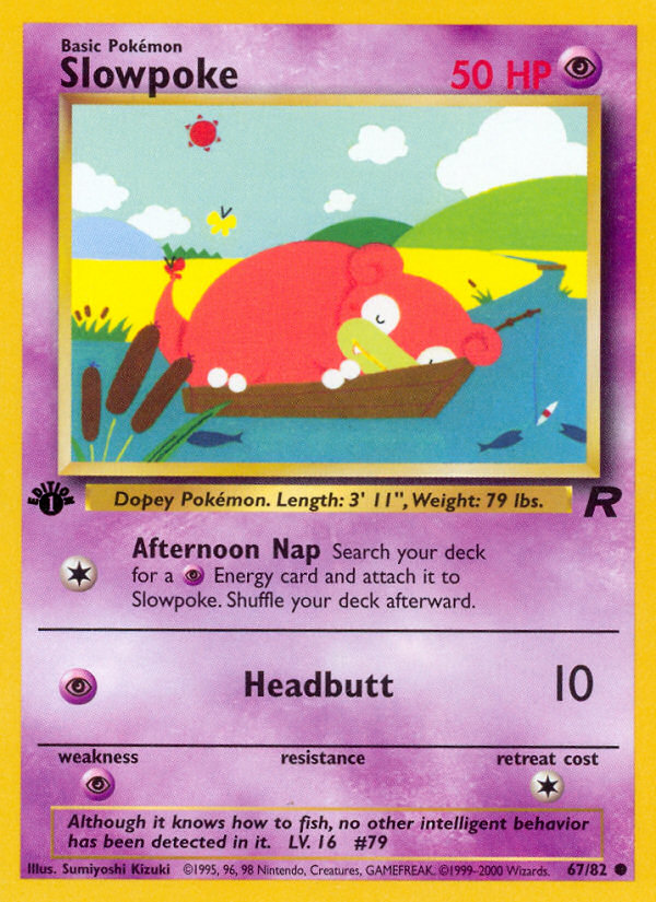 Slowpoke (67/82) [Team Rocket 1st Edition] | Good Games Modbury