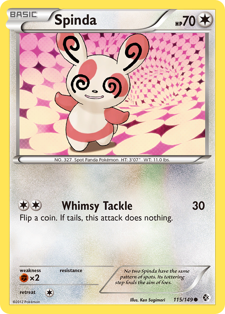 Spinda (115/149) [Black & White: Boundaries Crossed] | Good Games Modbury