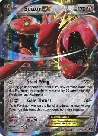 Scizor EX (76/122) (Jumbo Card) [XY: BREAKpoint] | Good Games Modbury