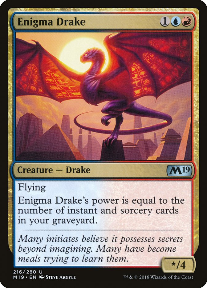 Enigma Drake [Core Set 2019] | Good Games Modbury