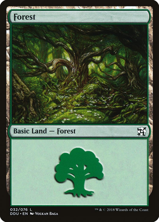 Forest (32) [Duel Decks: Elves vs. Inventors] | Good Games Modbury