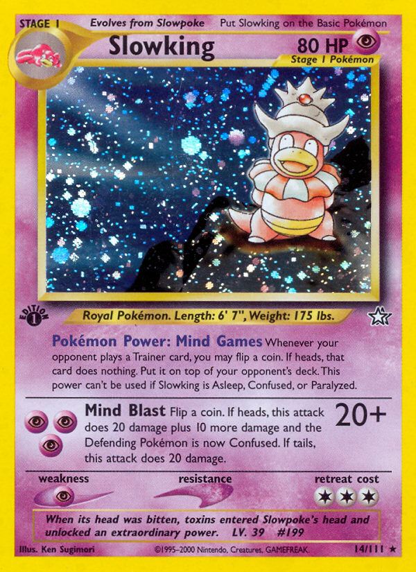 Slowking (14/111) [Neo Genesis 1st Edition] | Good Games Modbury
