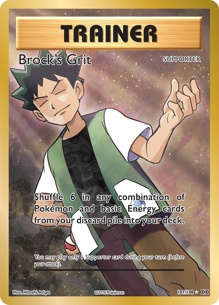 Brock's Grit (107/108) [XY: Evolutions] | Good Games Modbury