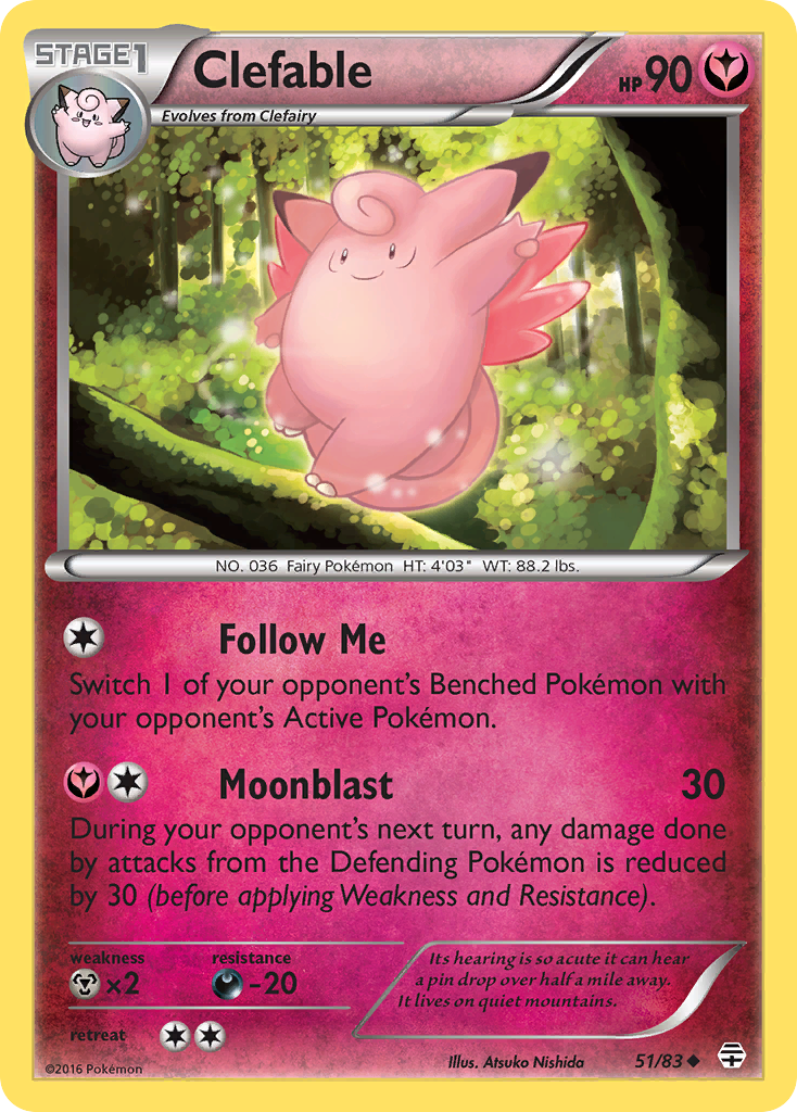 Clefable (51/83) [XY: Generations] | Good Games Modbury