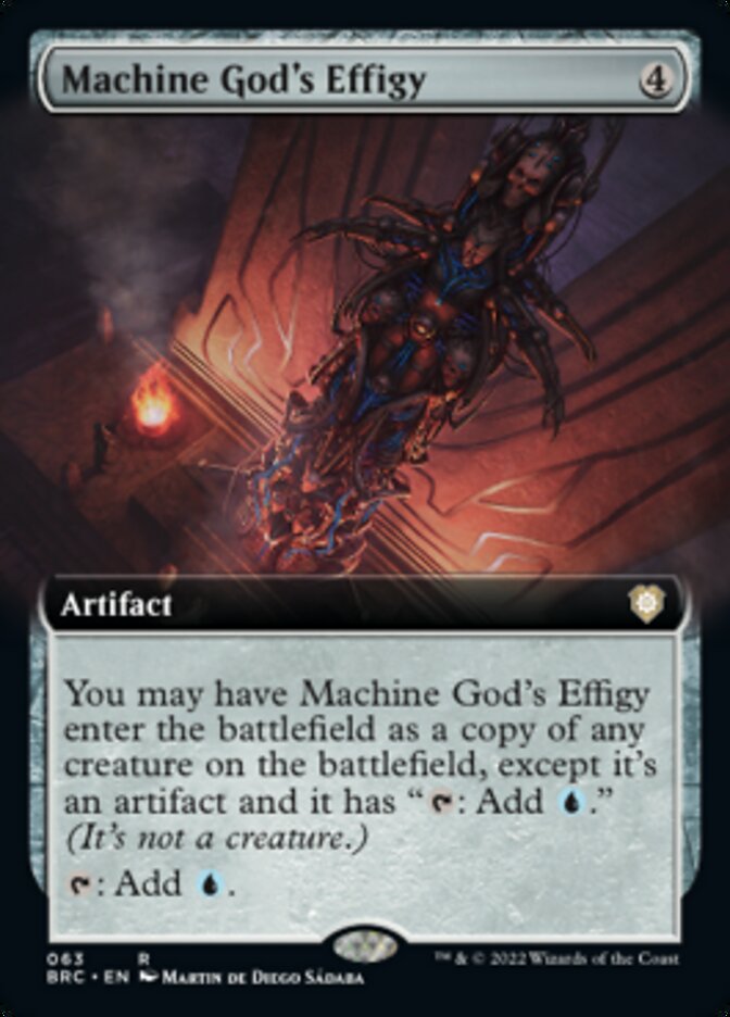 Machine God's Effigy (Extended Art) [The Brothers' War Commander] | Good Games Modbury