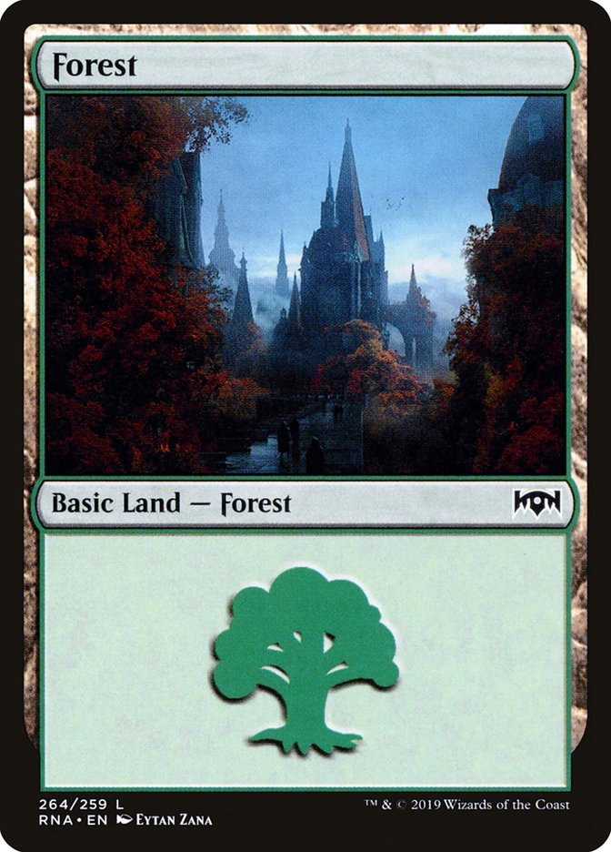 Forest (264) [Ravnica Allegiance] | Good Games Modbury