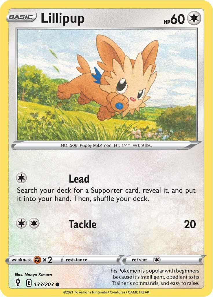 Lillipup (133/203) [Sword & Shield: Evolving Skies] | Good Games Modbury