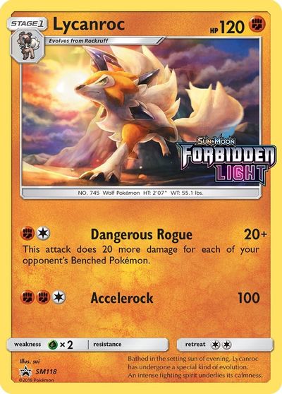 Lycanroc (SM118) (Prerelease Promo) [Sun & Moon: Black Star Promos] | Good Games Modbury