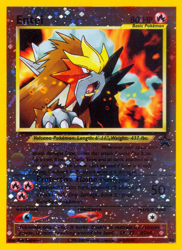 Entei (34) [Wizards of the Coast: Black Star Promos] | Good Games Modbury