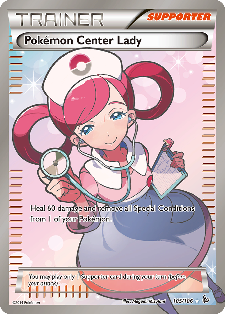 Pokemon Center Lady (105/106) [XY: Flashfire] | Good Games Modbury